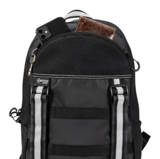187 KILLER BAGS SWITCH BACK BACKPACK BLACK / WHITE