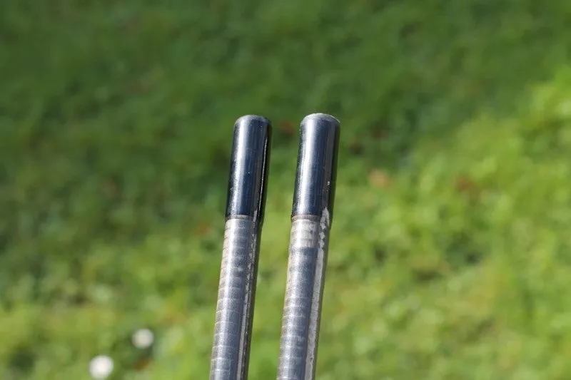 2 x Trev's Of Wilmslow Custom Built Harrison Old School Carp Fishing Rods.
