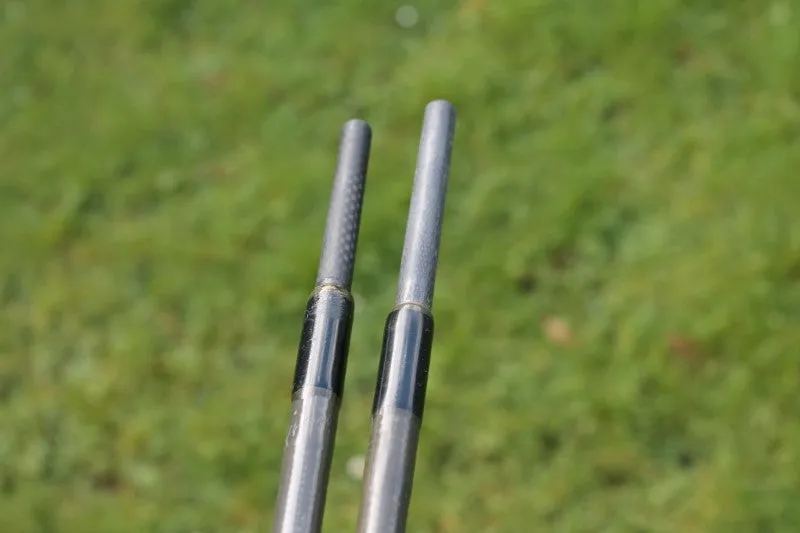 2 x Trev's Of Wilmslow Custom Built Harrison Old School Carp Fishing Rods.
