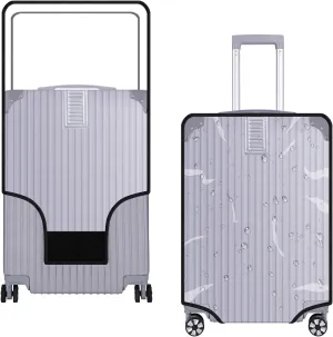 20 Inch Luggage Cover Protector Bag PVC Clear Plastic Suitcase Cover Protectors Travel Luggage Sleeve Protector