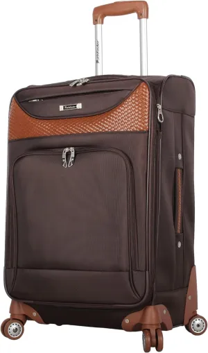 28 Inch Luggage with Spinner Wheels Softside Expandable Large Suitcase