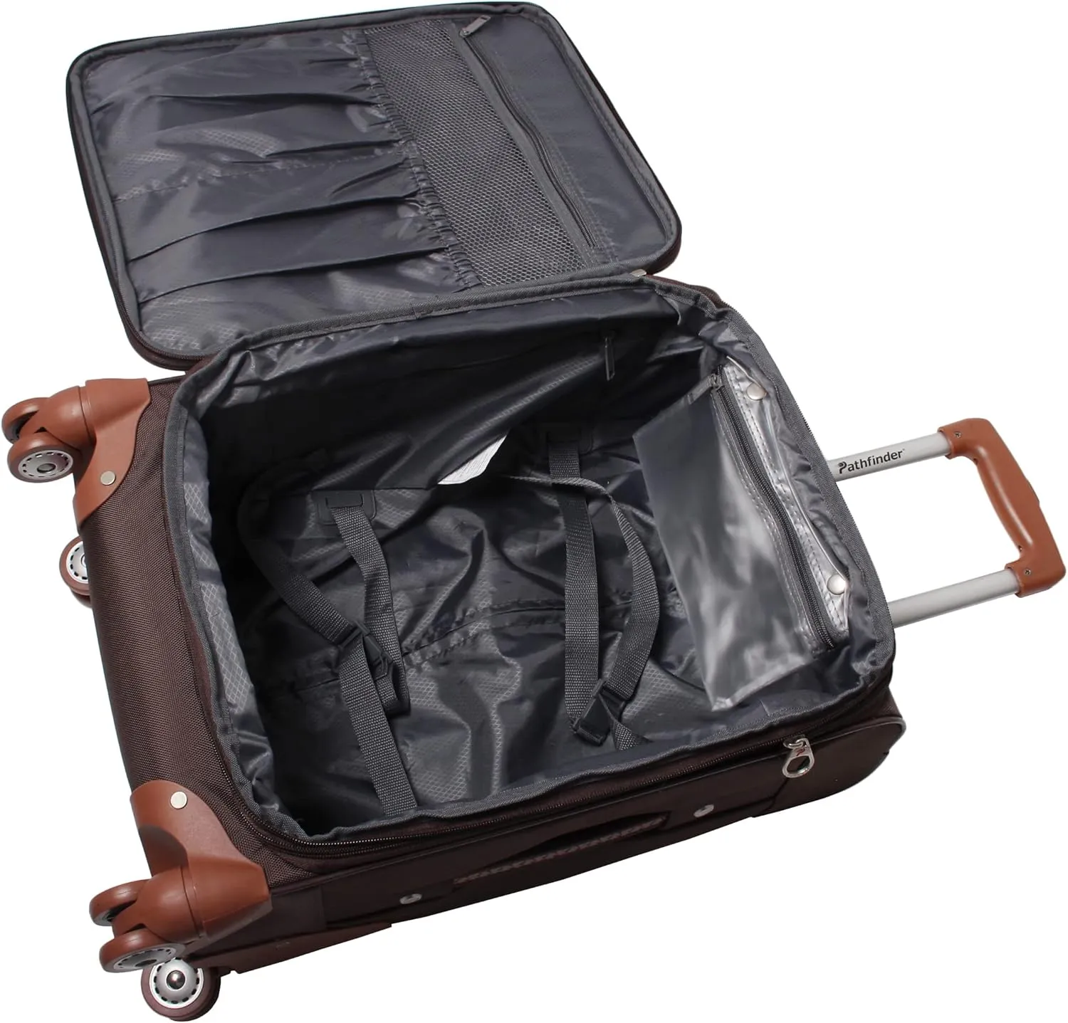 28 Inch Luggage with Spinner Wheels Softside Expandable Large Suitcase