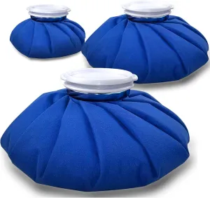 3 PCS Upgrade Ice Pack Injuries Reusable,11in & 9in & 6in Ice Bags Hot Water for Injuries, Soothe Pain and Stay Cool, Old School Style and Traditional Ice Packs, Versatile and Easy to Carry