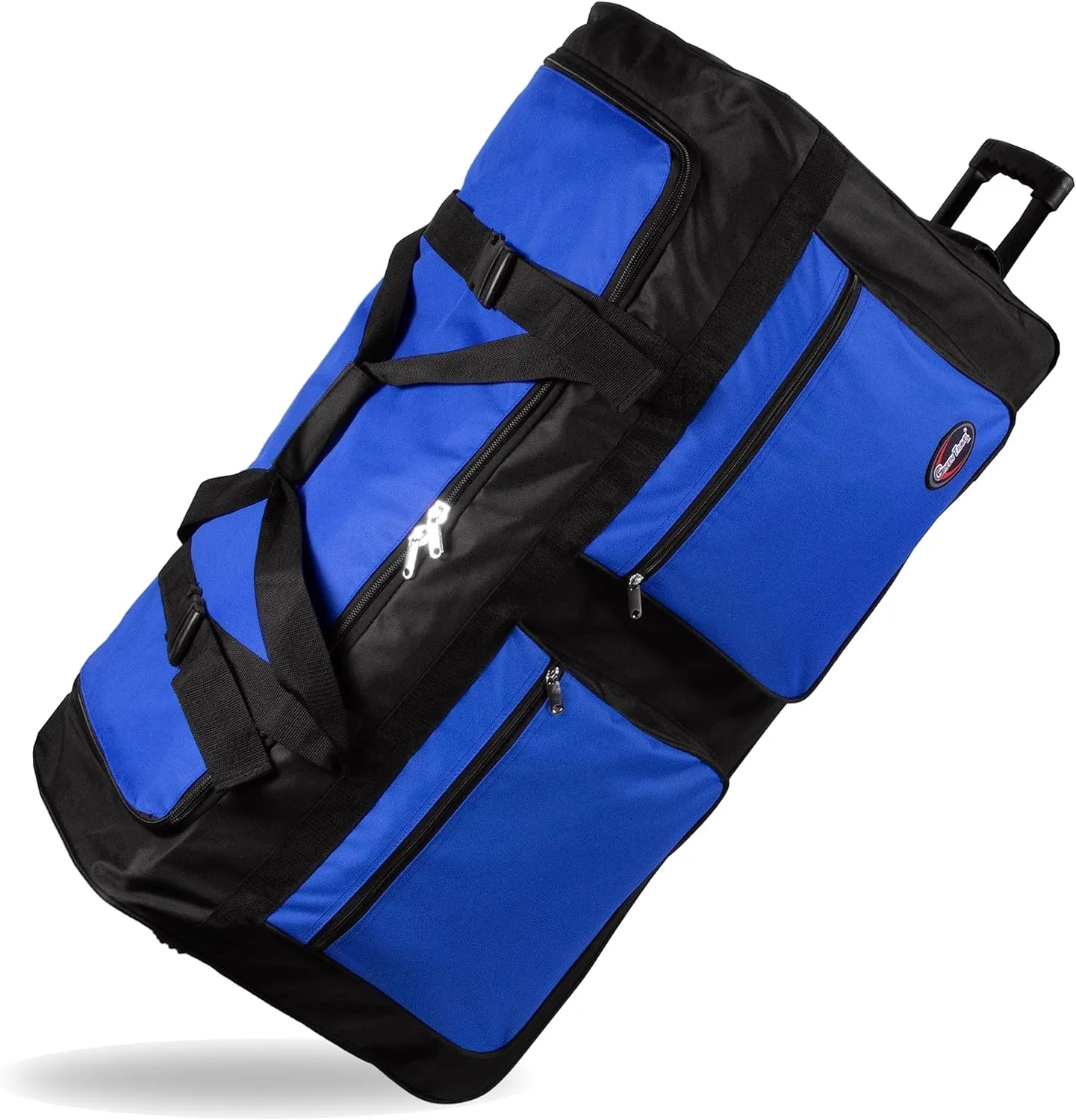 30" /36" /40" Rolling Duffle Bag Travel Wheeled Luggage Suitcase (Blue, 40 inch)