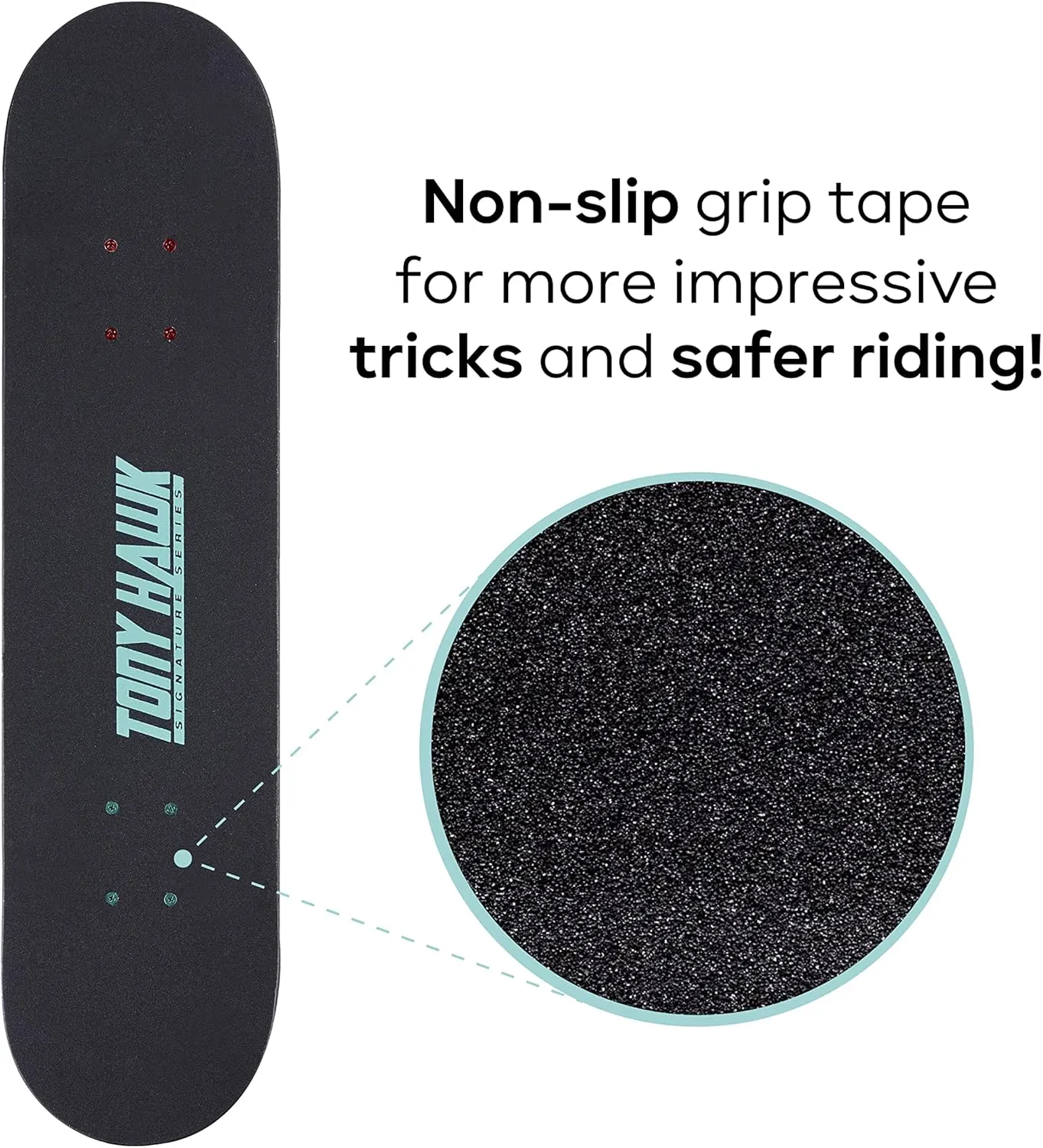 31" Skateboard - Signature Series 3 Skateboard with Pro Trucks, Full Grip Tape, 9-Ply Maple Deck, Ideal for All Experience Levels