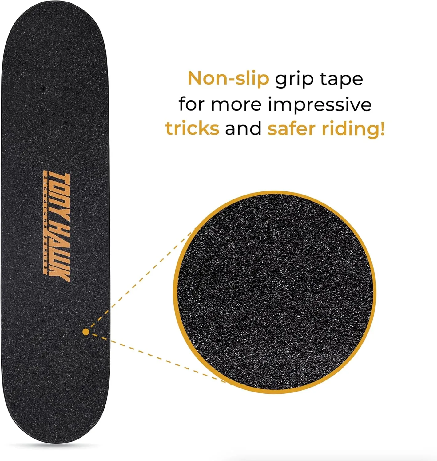 31" Skateboard - Signature Series 3 Skateboard with Pro Trucks, Full Grip Tape, 9-Ply Maple Deck, Ideal for All Experience Levels