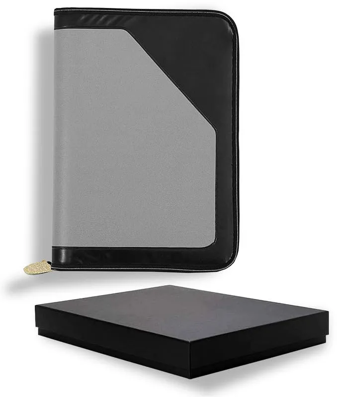 3745 20 pocket Documents Holder, Document Bag, Leatherette Professional File Folders for Certificates,  20 Leafs File