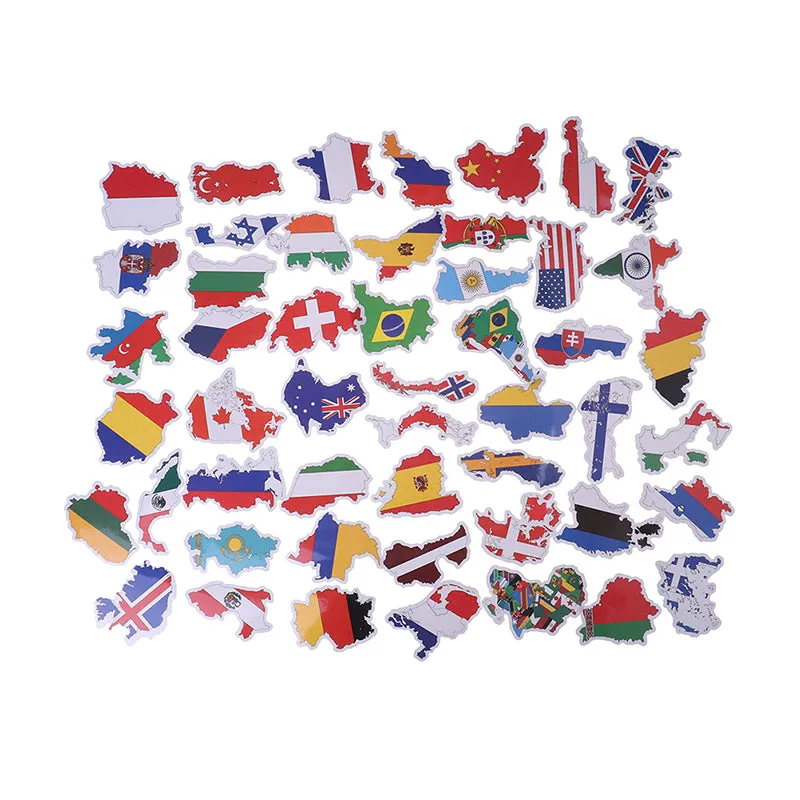 50pcs Travel City Landscape Cartoon Graffiti Sticker DIY Motorcycle Skateboard Notebook Suitcase Waterproof Sticker Decal