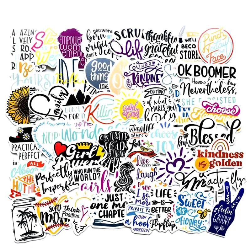 50pcs Travel City Landscape Cartoon Graffiti Sticker DIY Motorcycle Skateboard Notebook Suitcase Waterproof Sticker Decal