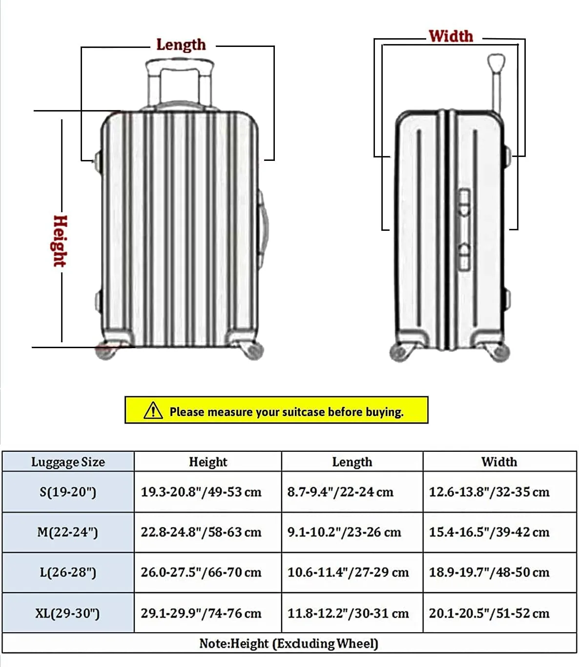 7-Mi Suitcase Cover 3D Print Design Travel Luggage Protector Trolley Case Cover 29"-30" Sleeve, BluePeacock