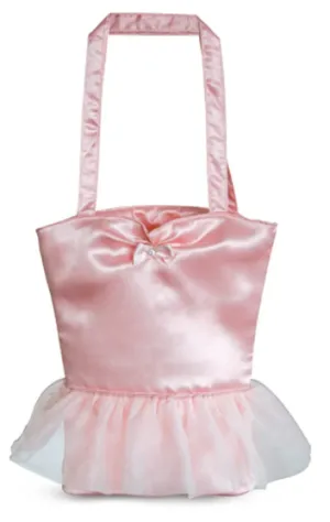 A65 - Satin Bag with Tutu Trim - Pink