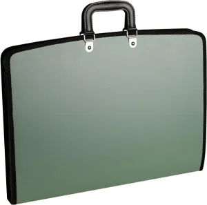 Acocony 11x17 Portfolio with Zipper Closure PP Material Oxford Cloth Edge Waterproof Green 1 Pack