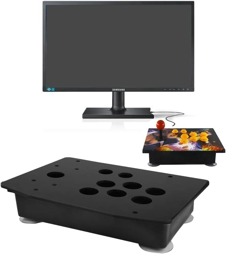 Acrylic Panel and Case Joystick DIY Set Kits Replacement for Arcade Game Machine Cabinet Controller DIY Kit