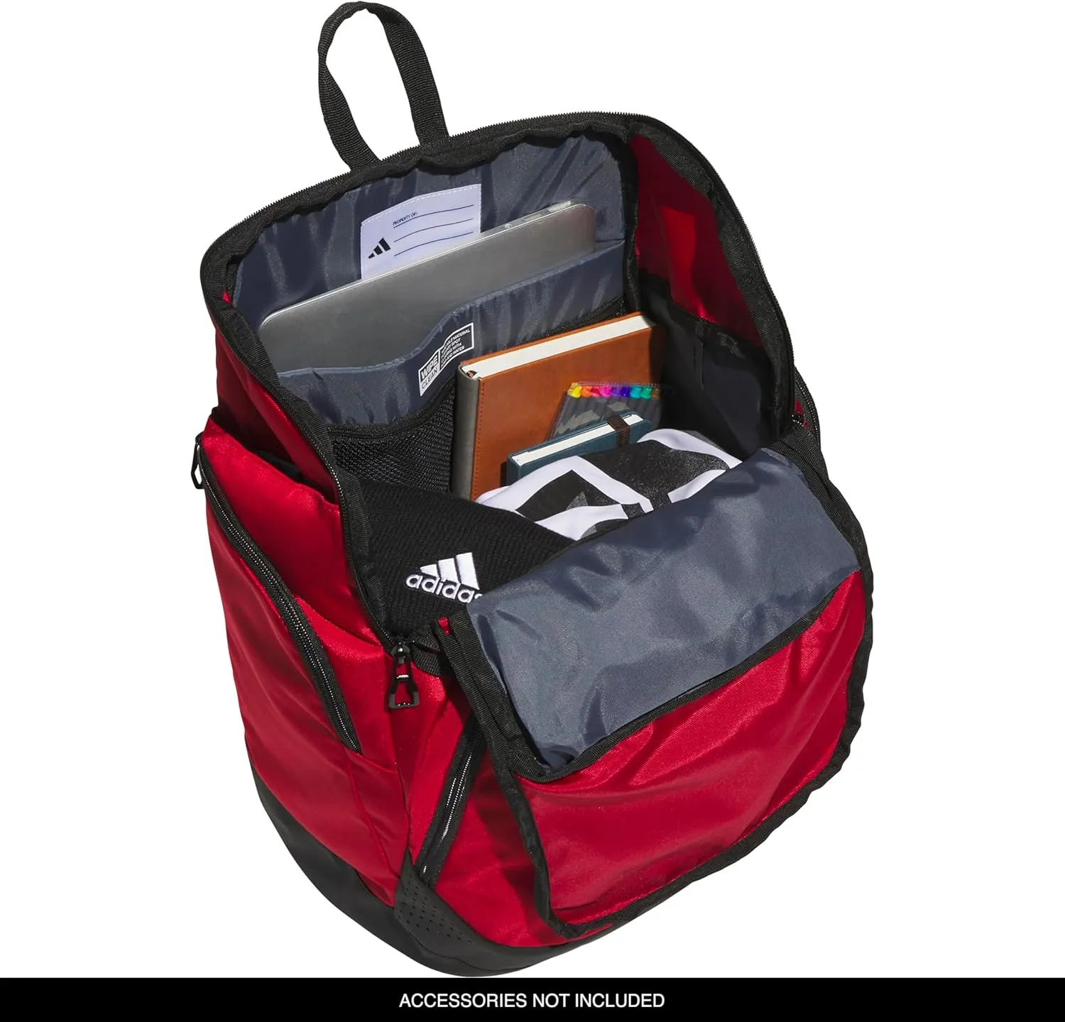 adidas 5-Star 2.0 Backpack for Multi-Sport Practice, Travel and Game-Day, Team Power Red 2, One Size