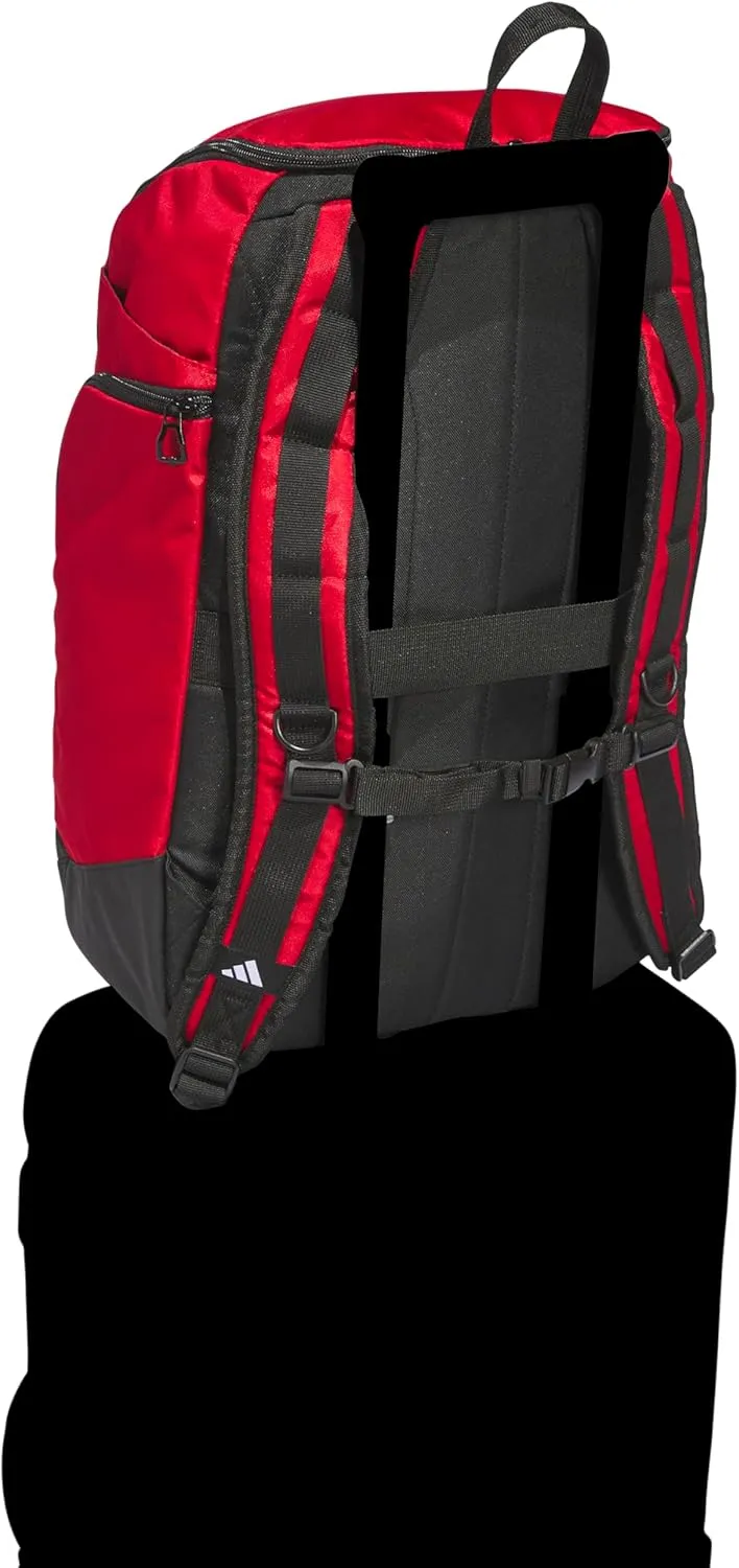 adidas 5-Star 2.0 Backpack for Multi-Sport Practice, Travel and Game-Day, Team Power Red 2, One Size