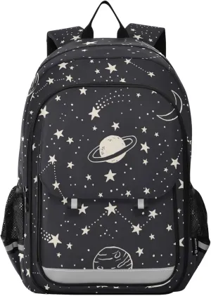 ALAZA Galaxy Planets Comets Constellations Stars Casual Backpack Bag Travel Knapsack Bags