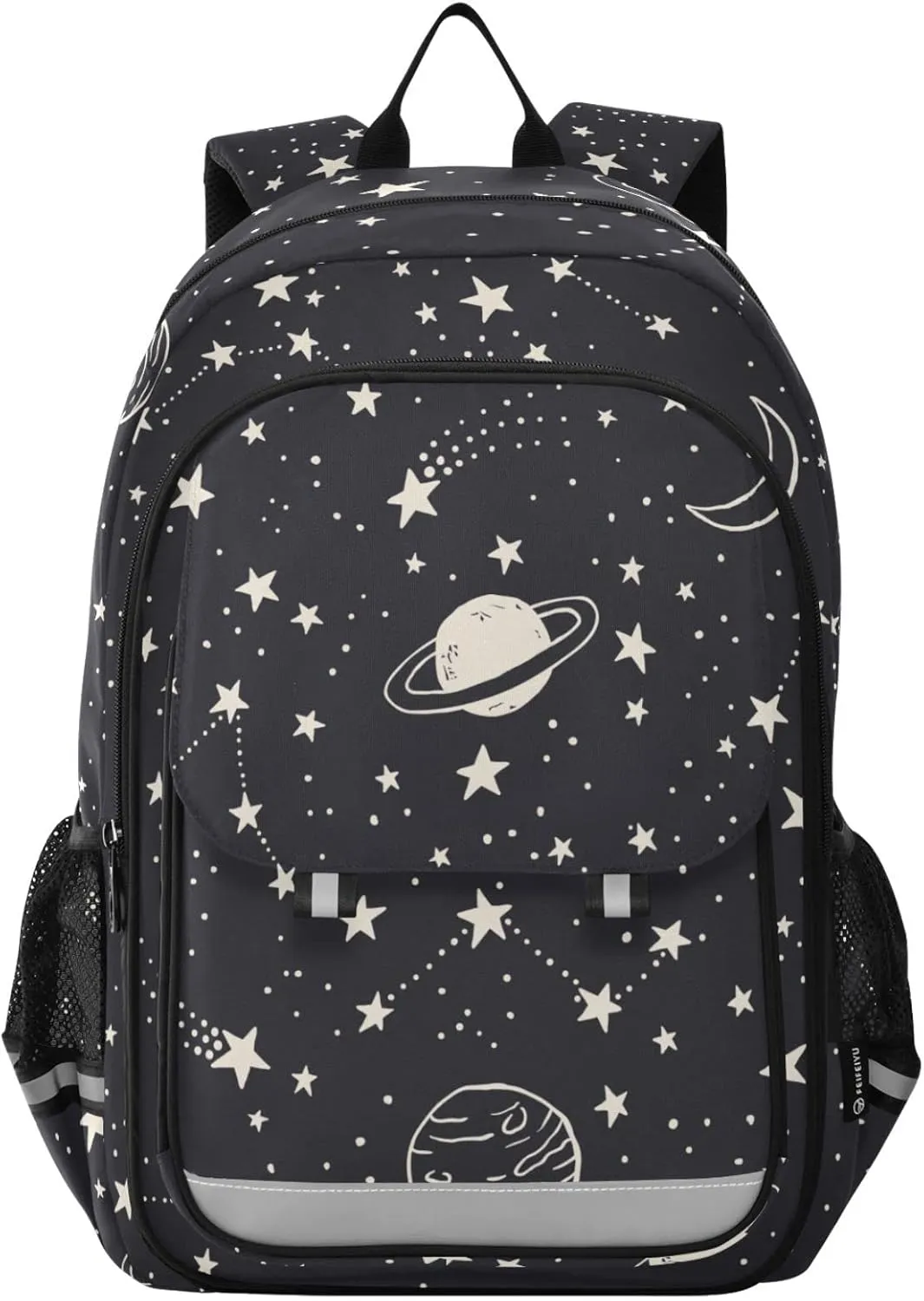 ALAZA Galaxy Planets Comets Constellations Stars Casual Backpack Bag Travel Knapsack Bags