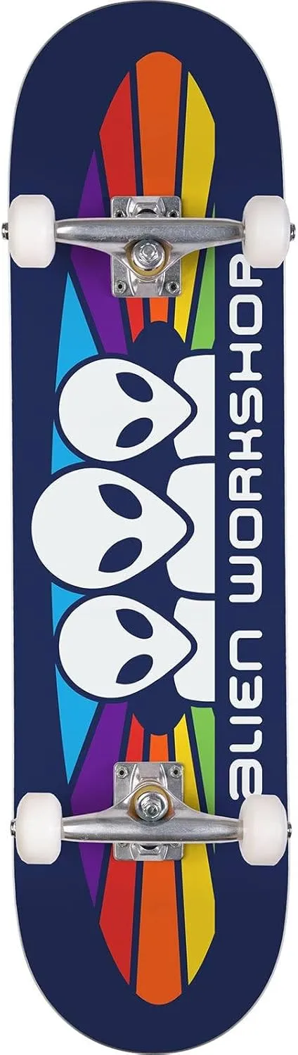 Alien Workshop Skateboards Complete Spectrum Navy 8.0" Assembled, Multi
