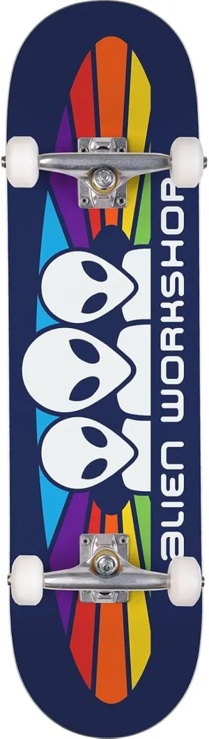 Alien Workshop Skateboards Complete Spectrum Navy 8.0" Assembled, Multi