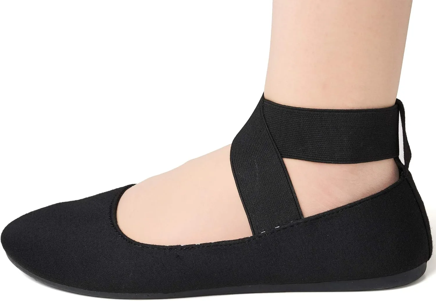 Alpine Swiss Peony Womens Ballet Flats Elastic Ankle Strap Shoes Slip On Loafers