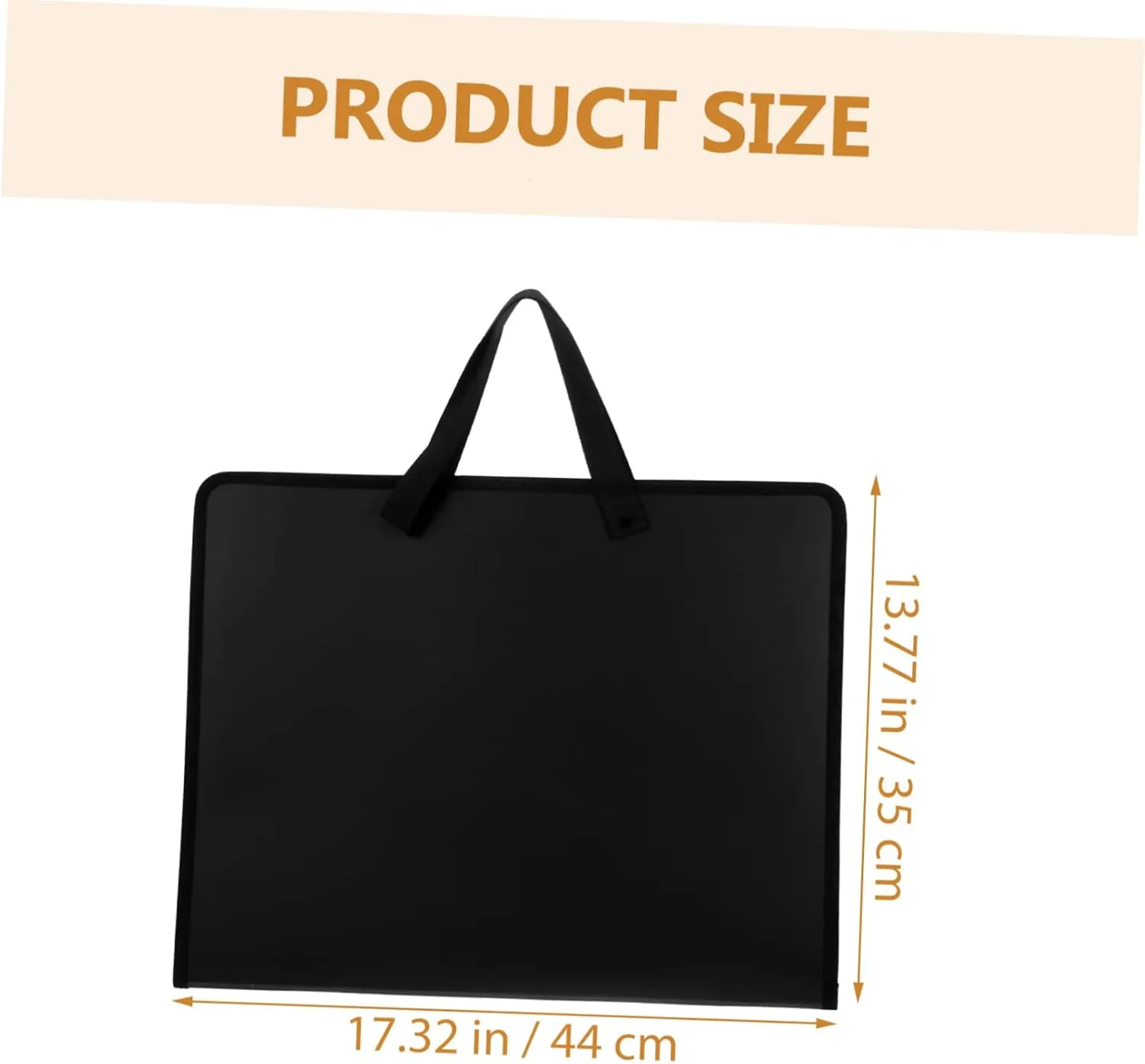 Angoily Art Supplies Bag Portable Art Portfolio Pp Material Exam Paper Pouch for Schools Enterprises Individuals