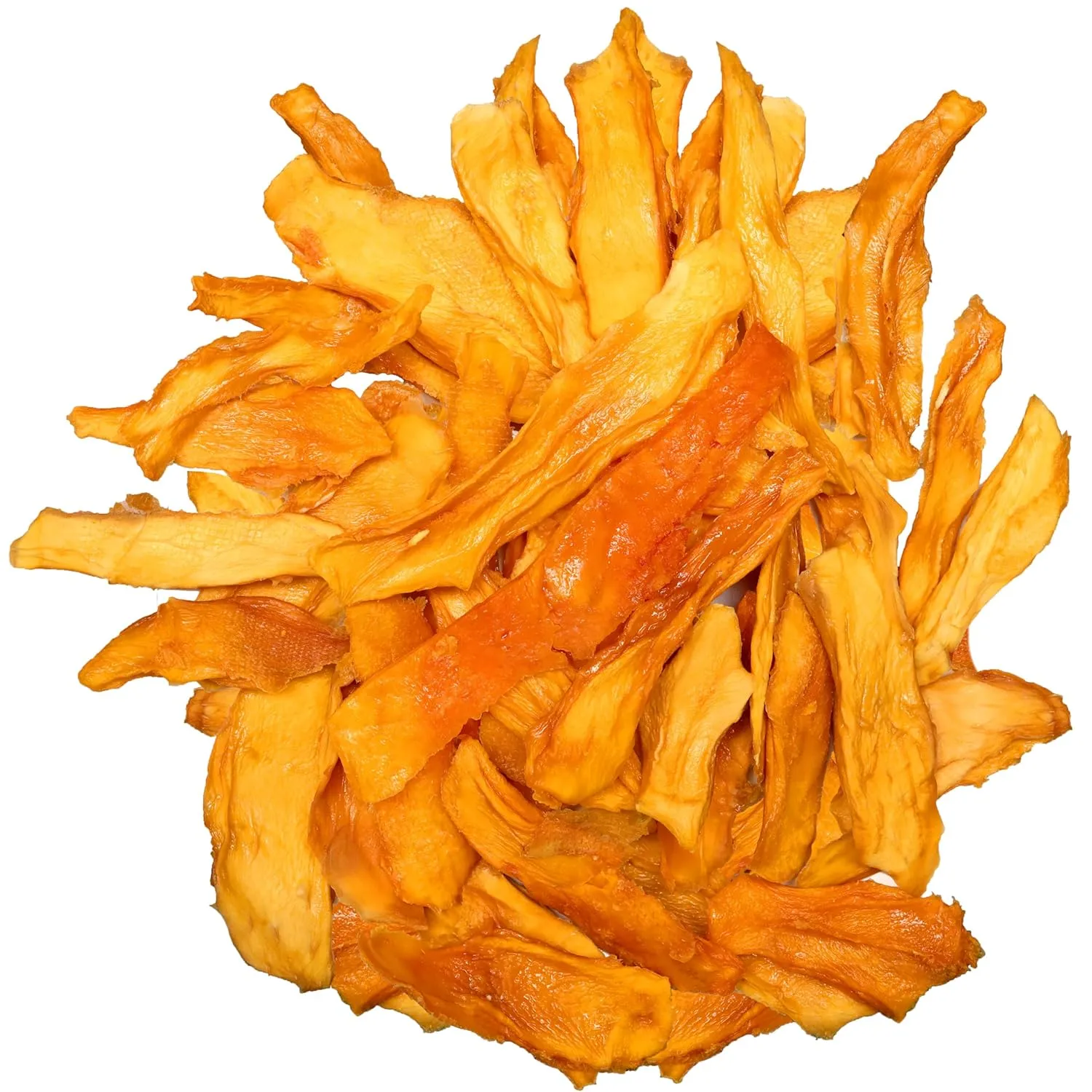 Anna and Sarah Organic Dried Mango STRIP, No Sugar Added, No Preservatives, Al-Natural, Premium Quality 16 Oz in Resealable bag