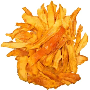 Anna and Sarah Organic Dried Mango STRIP, No Sugar Added, No Preservatives, Al-Natural, Premium Quality 16 Oz in Resealable bag