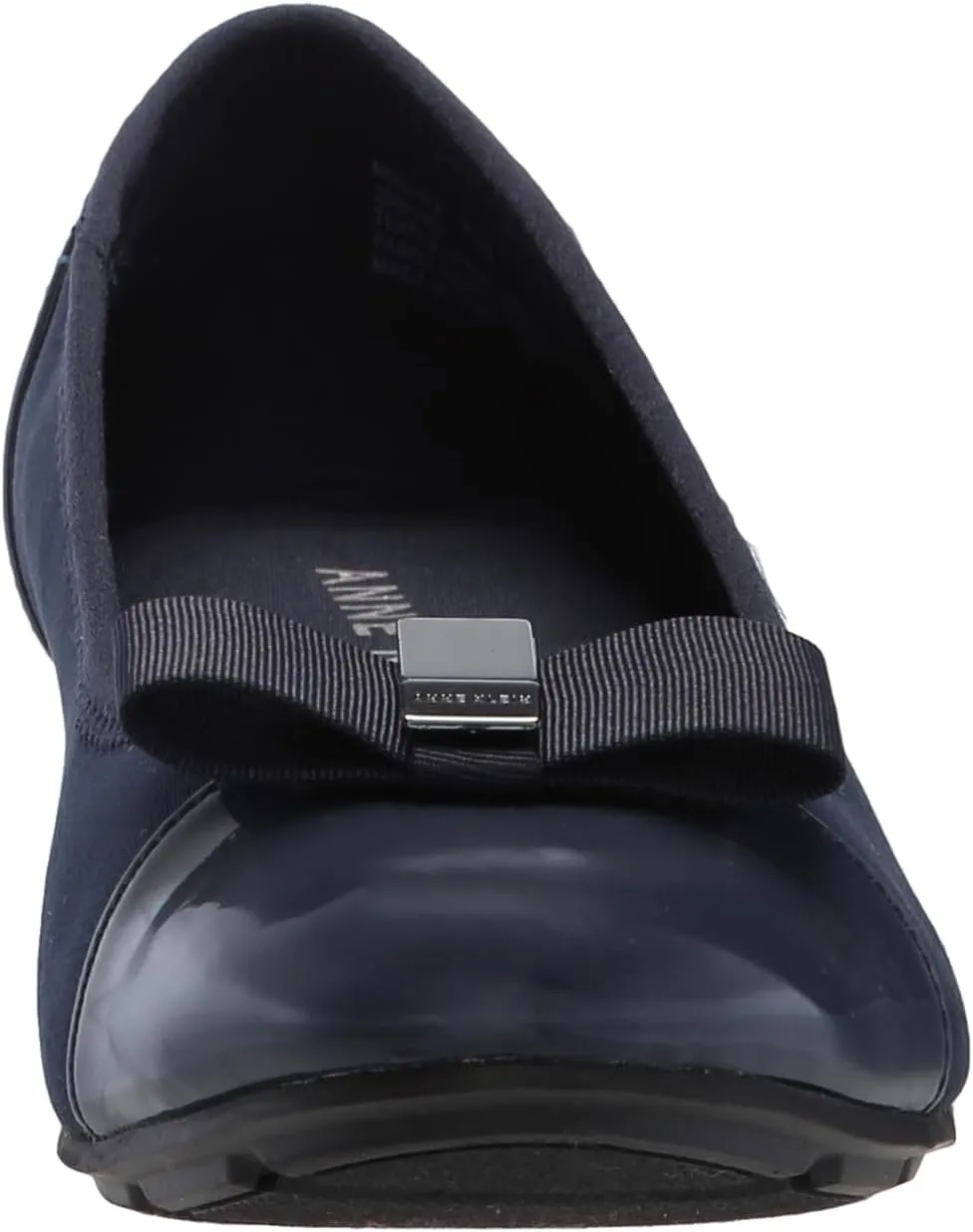 Anne Klein Sport Womens Alive Patent Slip On Ballet Flats