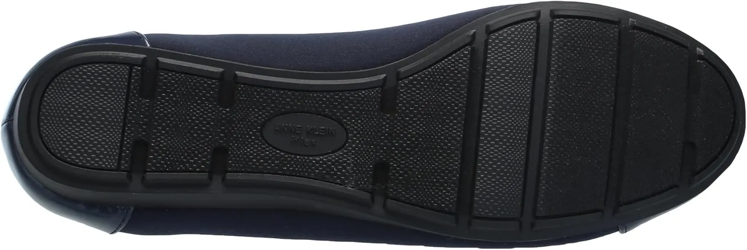 Anne Klein Sport Womens Alive Patent Slip On Ballet Flats