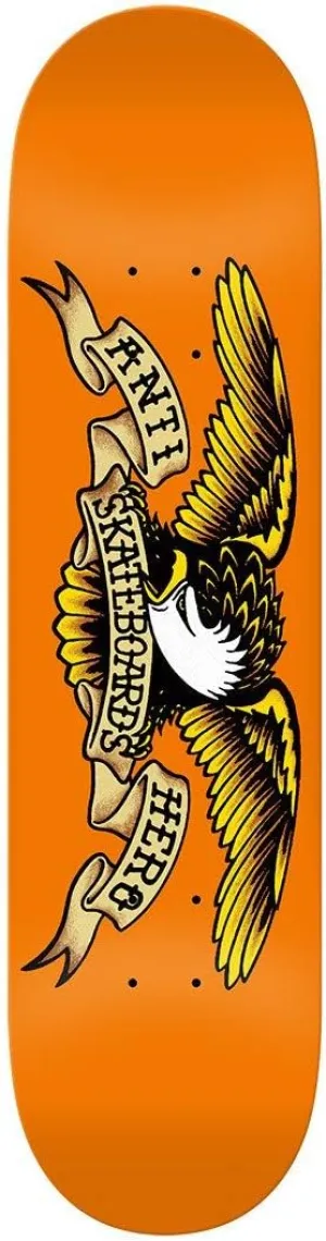 Anti Hero Skateboard Deck Classic Eagle Orange 9.0"