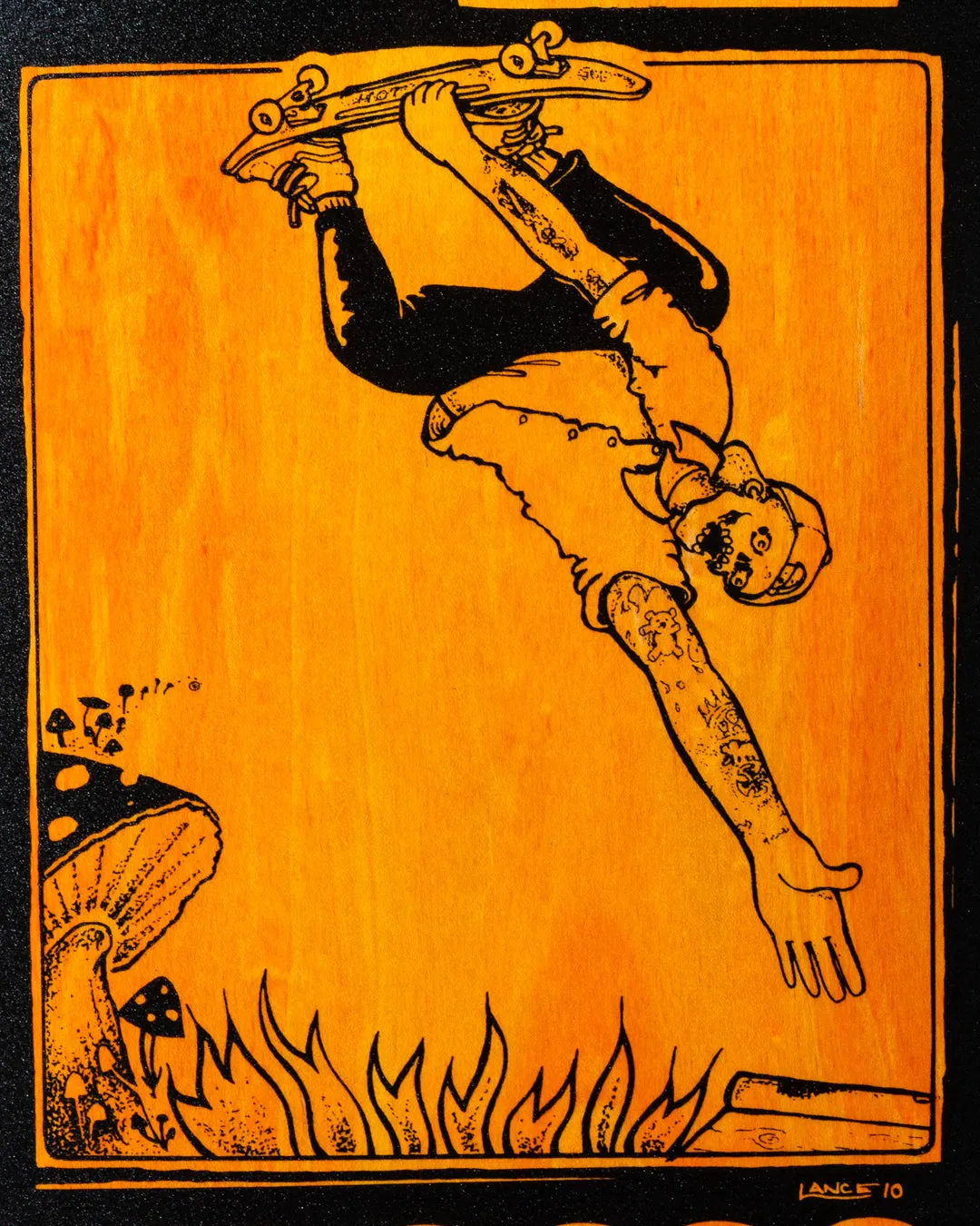 Anti Hero SSD25 Grosso Handplant Black 9.25" Skateboard Deck