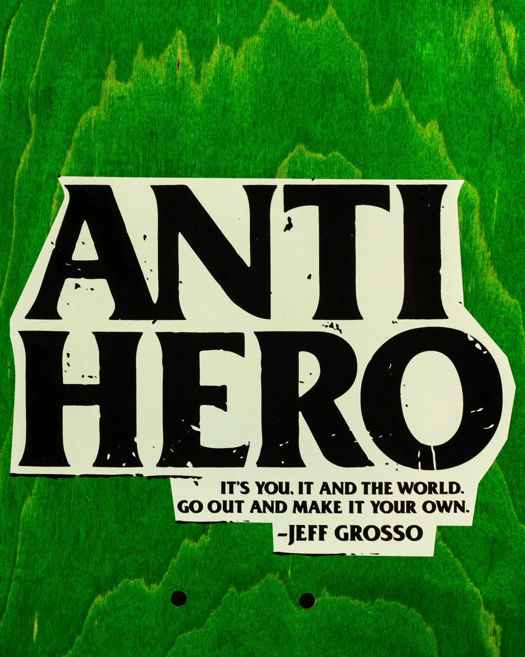 Anti Hero SSD25 Grosso Handplant Black 9.25" Skateboard Deck