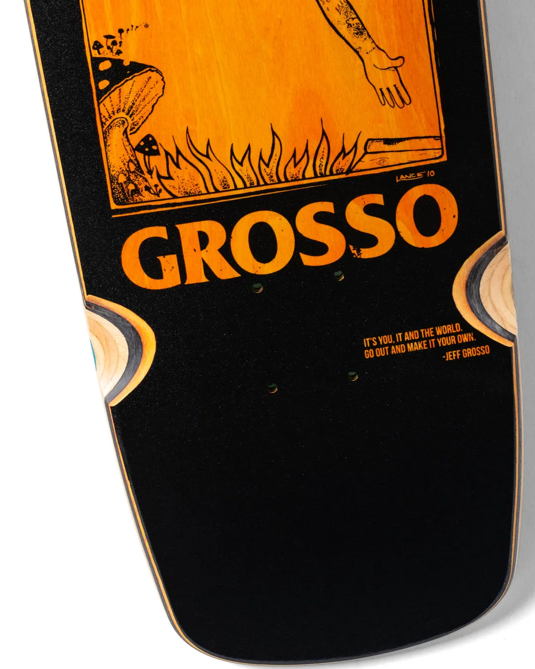 Anti Hero SSD25 Grosso Handplant Black 9.25" Skateboard Deck