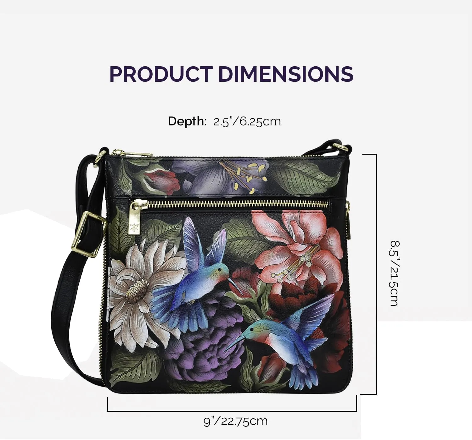 Anuschka Expandable Travel Crossbody-550
