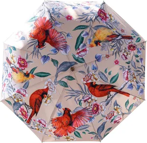 Anuschka Umbrella AUTO Open/Close - UPF 50  - 38” Waterproof Windproof Canopy - Fits in Handbag - Windproof Flexible Fiberglass