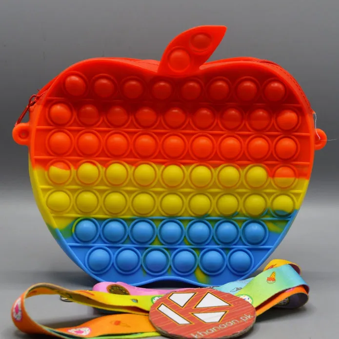 Apple Cross Body Popit Bag