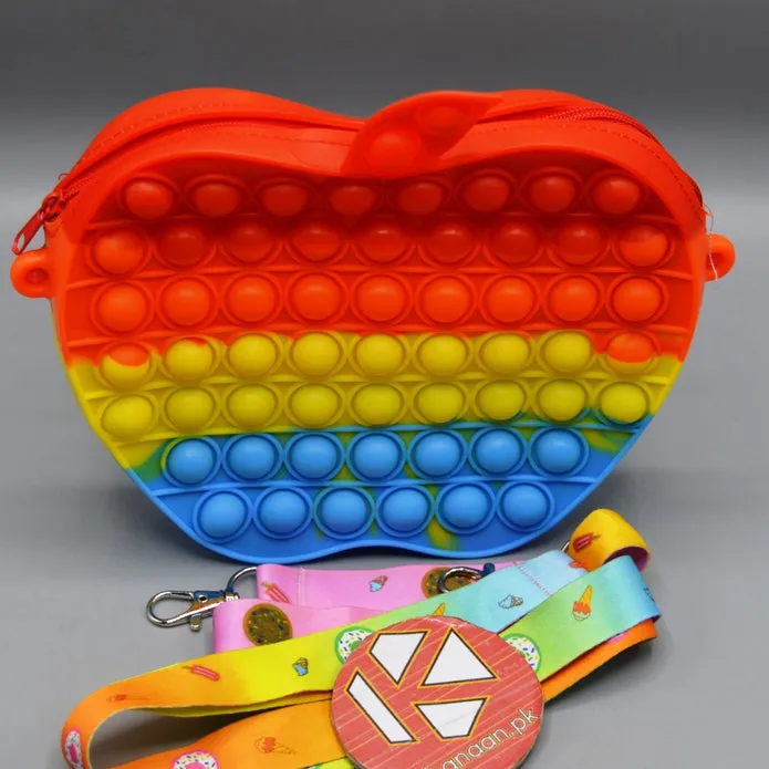 Apple Cross Body Popit Bag