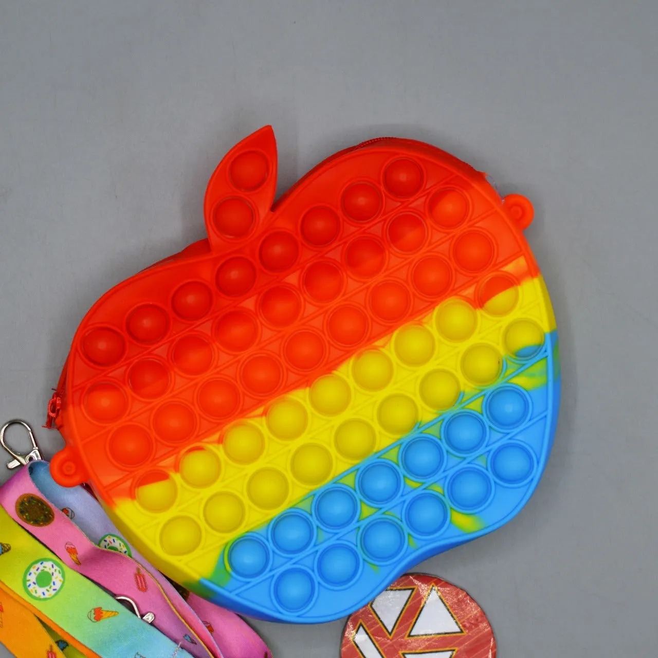 Apple Cross Body Popit Bag