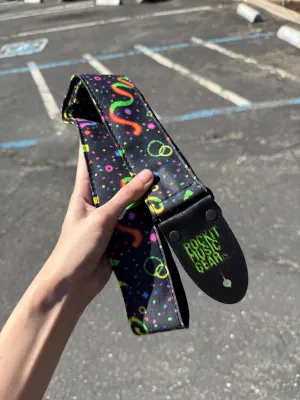 Arcade Carpet Guitar Strap - Vegan