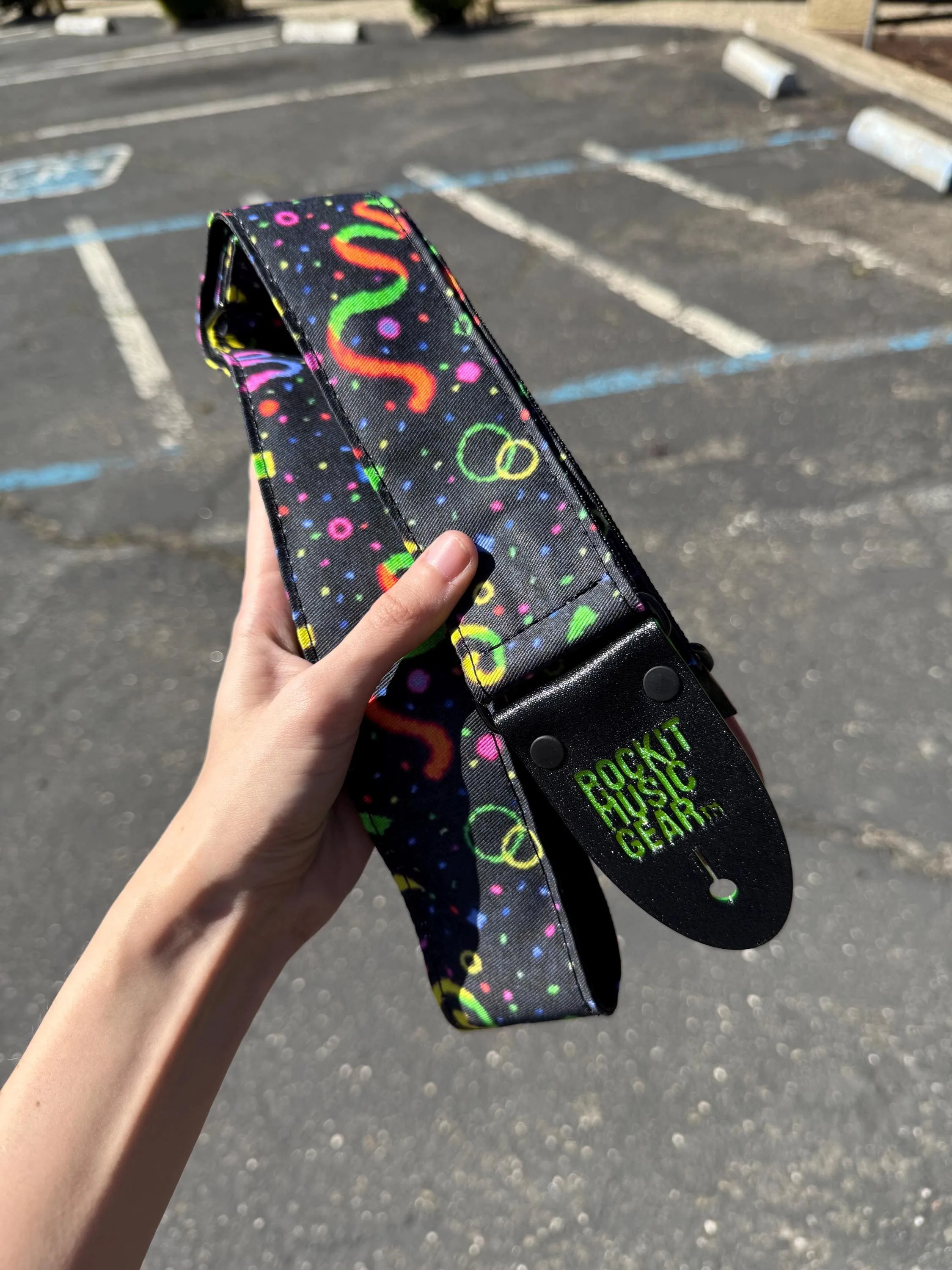 Arcade Carpet Guitar Strap - Vegan