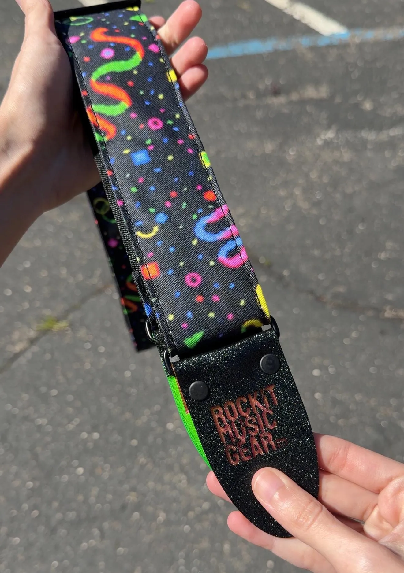 Arcade Carpet Guitar Strap - Vegan