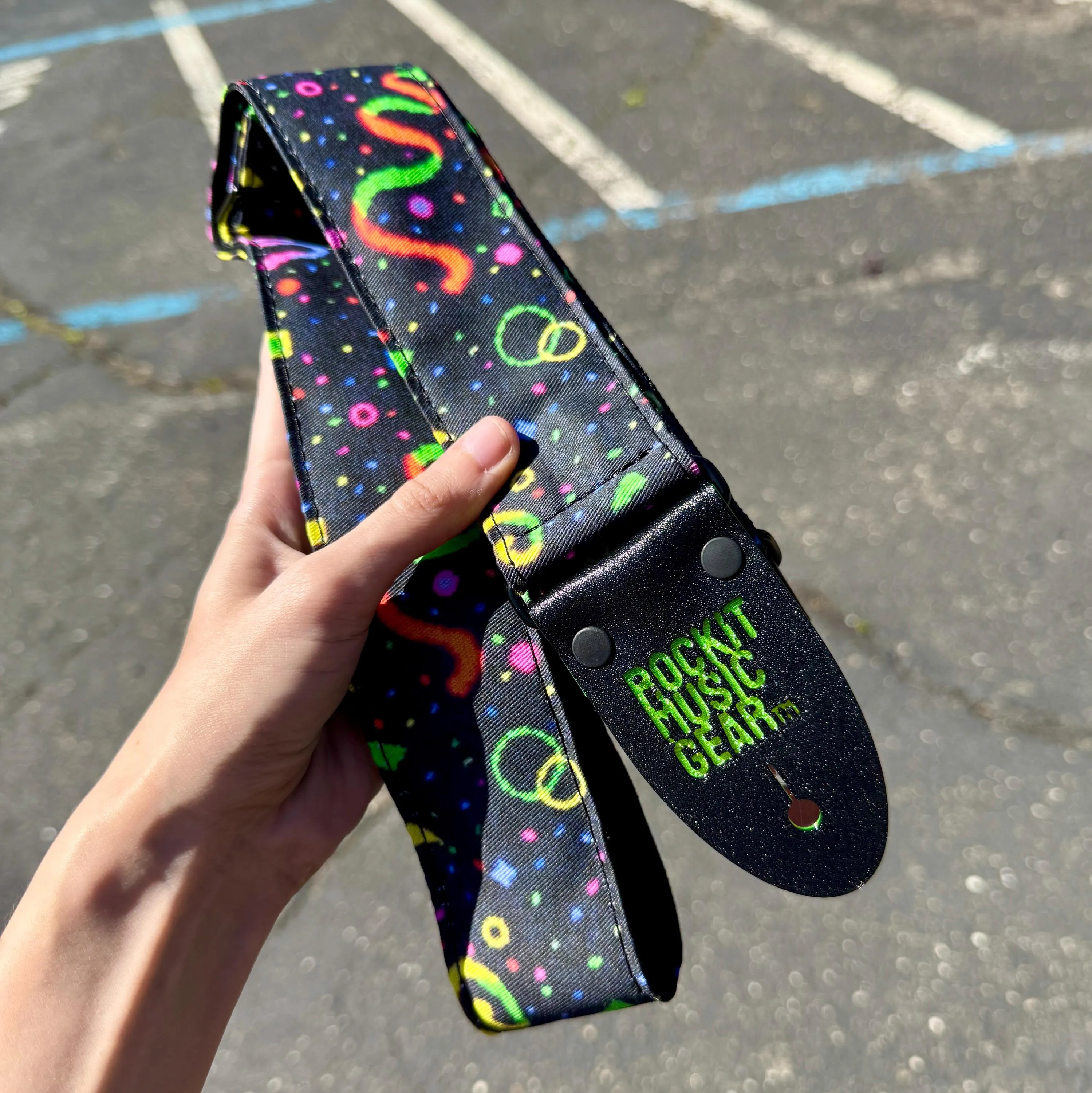 Arcade Carpet Guitar Strap - Vegan