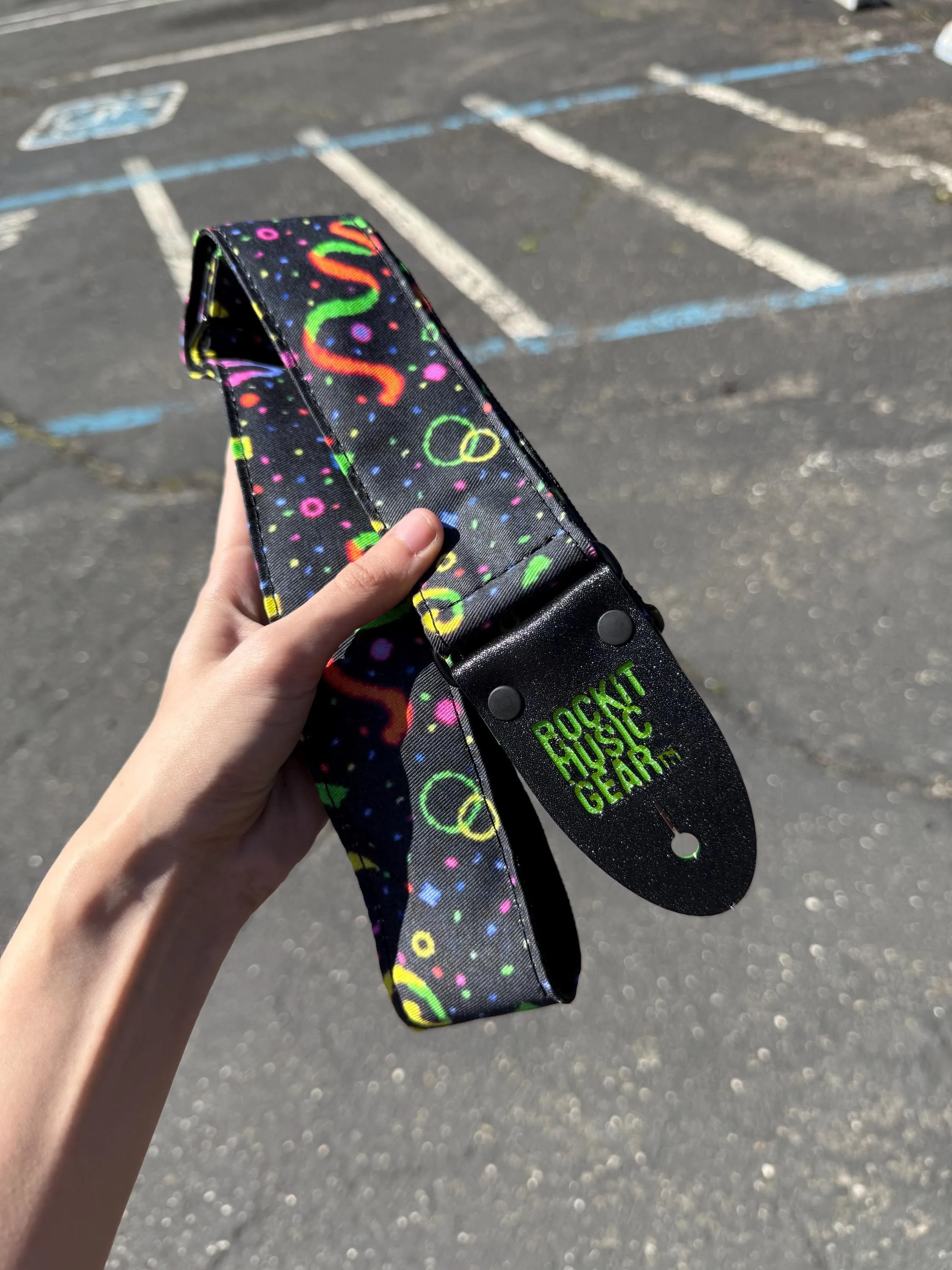 Arcade Carpet Guitar Strap - Vegan