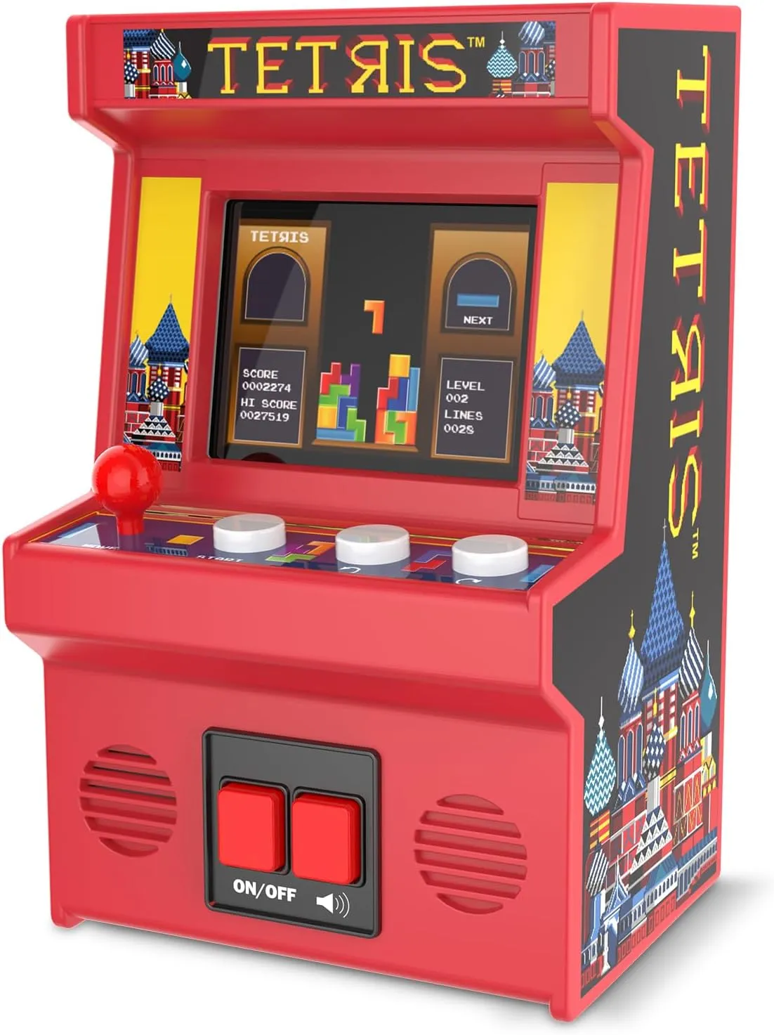 Arcade Classics Tetris - Retro Mini Arcade Game, Full Color Screen, Classic Handheld Electronic Game Console, 90s Toy, Great Gift for Kids 8 