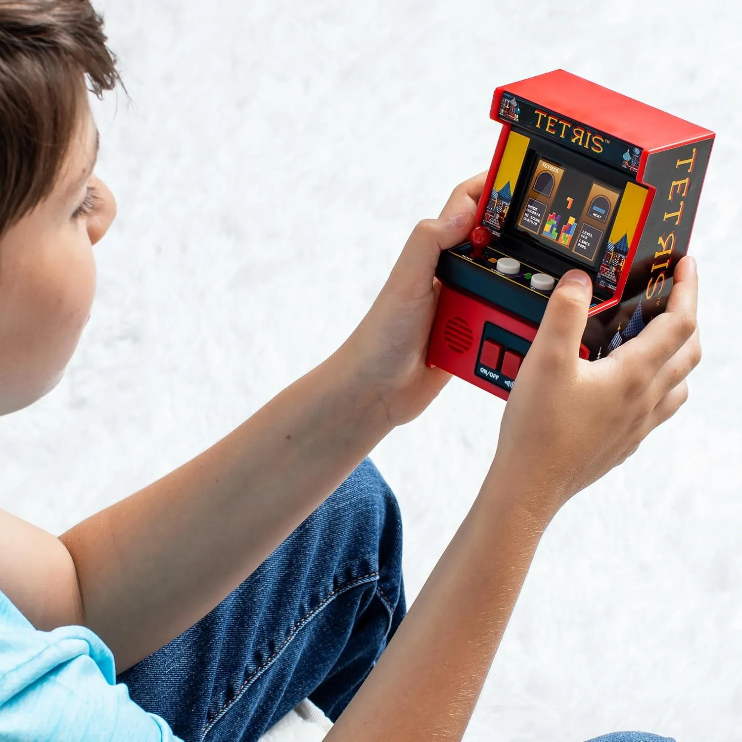 Arcade Classics Tetris - Retro Mini Arcade Game, Full Color Screen, Classic Handheld Electronic Game Console, 90s Toy, Great Gift for Kids 8 