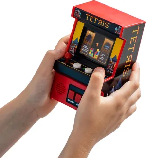 Arcade Classics Tetris - Retro Mini Arcade Game, Full Color Screen, Classic Handheld Electronic Game Console, 90s Toy, Great Gift for Kids 8 