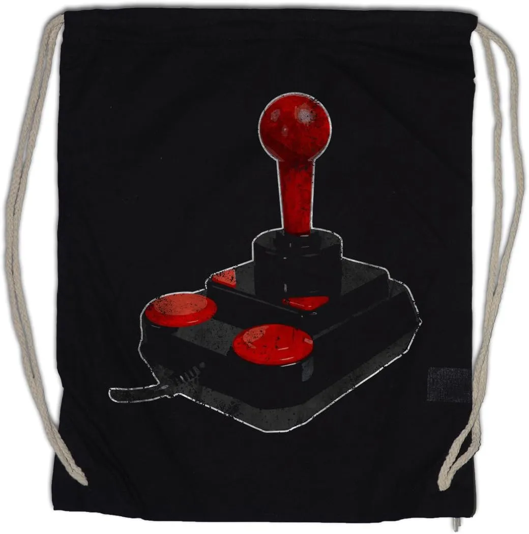 Arcade Joystick Drawstring Bag Gym Sack