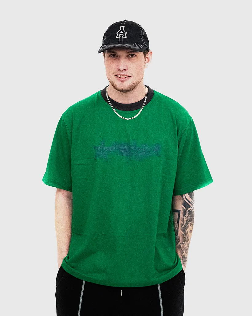 Arcade Oceanic Ringer Shirt - Deep Sea Green