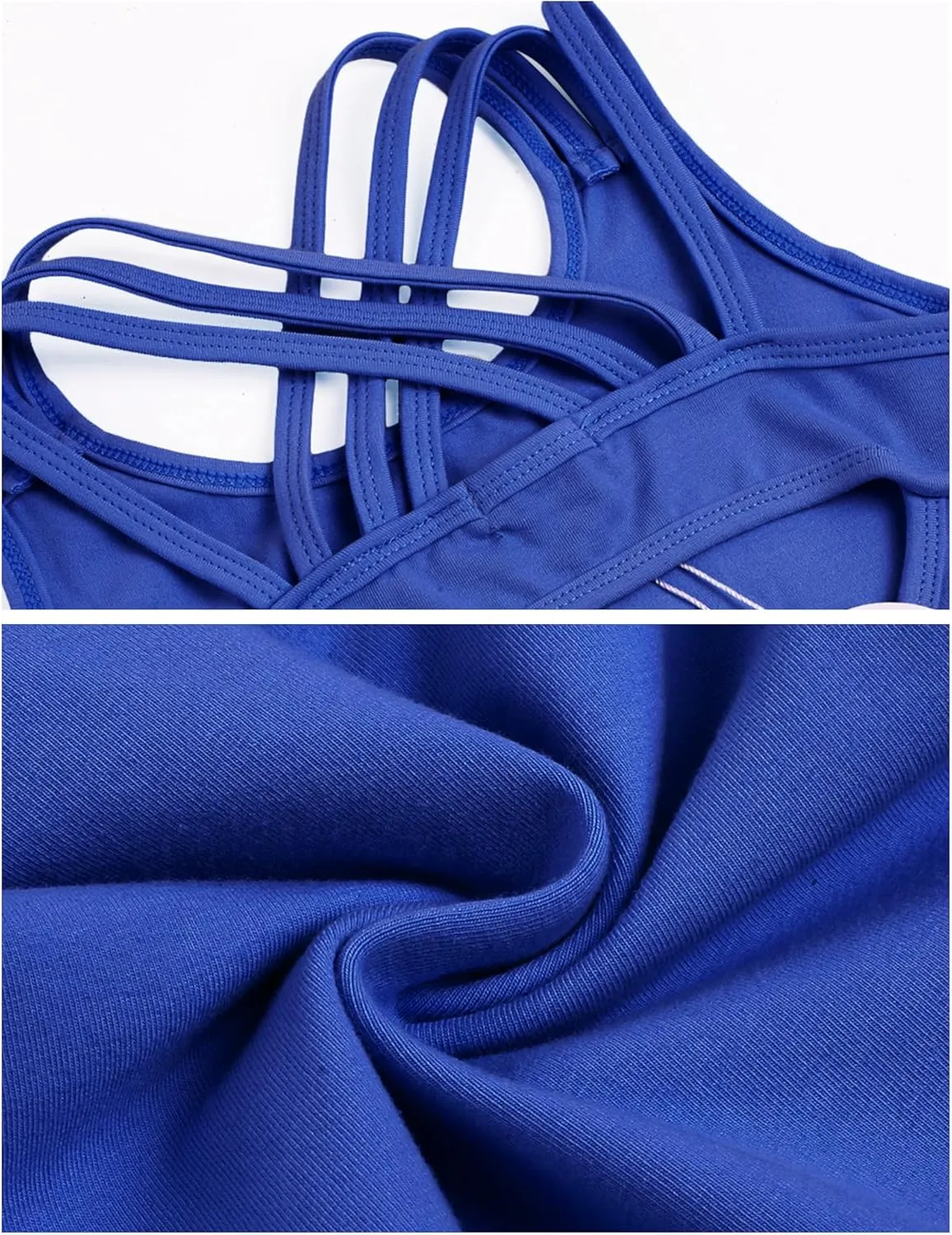 Arshiner Girls Ballet Leotards Dance Gymnastic Outfits Crisscross Straps Sleeveless Tank Dancewear