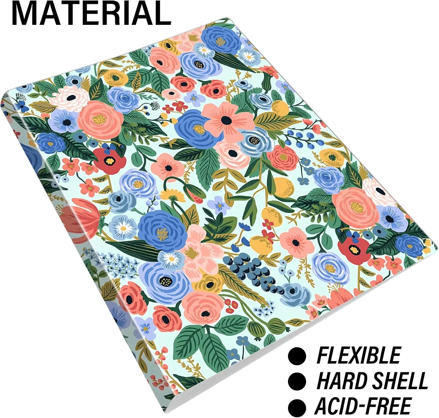 Art Portfolio Case - 30-Pocket 11x17 Folder for Artwork Display, 60 Pages, Binder Sleeves, Large Scrapbook, Sketch Art Presentation Book